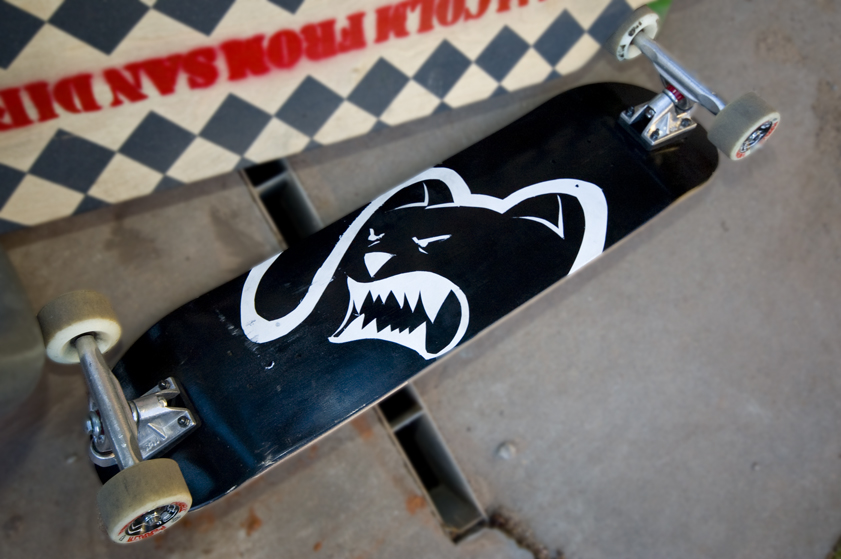 The one and only hand painted deathboard.